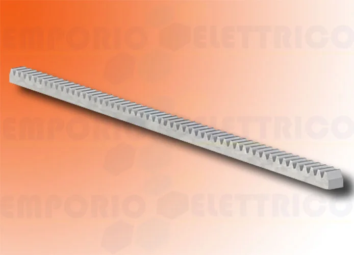 faac cremagliera acciaio m6 modulo 6 zincata 30x30 - 1 metro - 719328