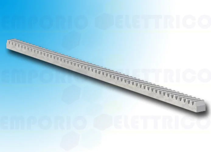 came cremagliera acciaio m6 modulo 6 zincata 30x30 - 1 metro - 009cgz6 cgz6