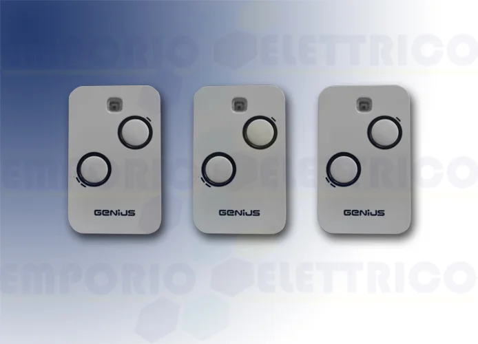 genius 3 telecomandi 2 canali 868mhz jlc kilo tx2 6100332 (new 787034)