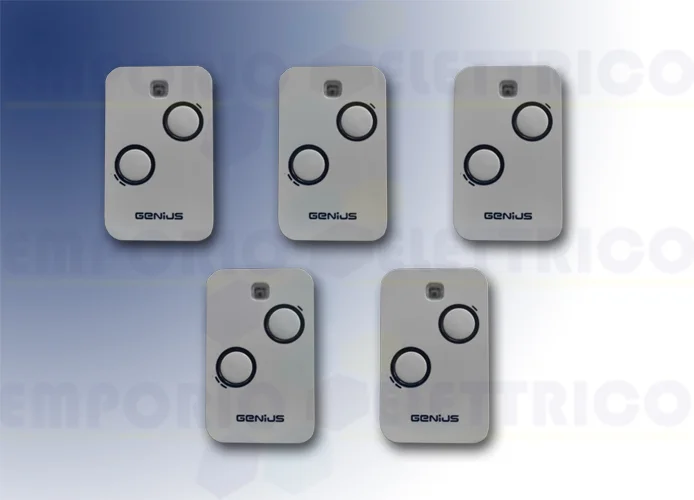genius 5 telecomandi 2 canali 868mhz jlc kilo tx2 6100332 (new 787034)