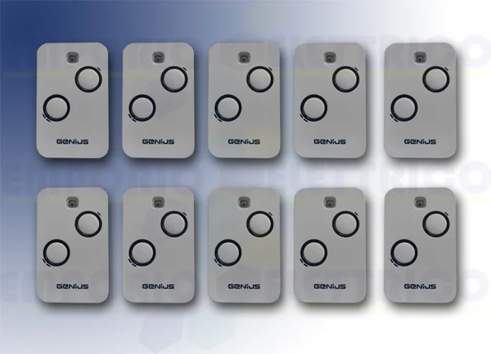 genius 10 telecomandi 2 canali 868mhz jlc kilo tx2 6100332 (new 787034)