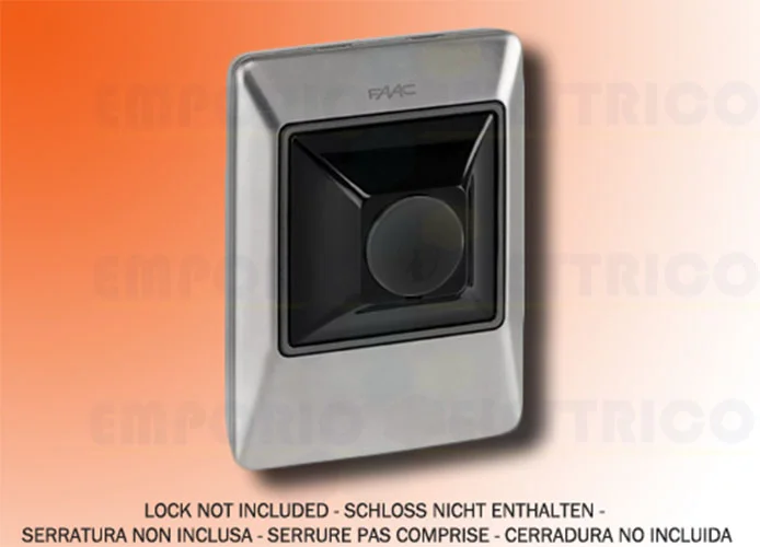 faac pulsante a chiave di comando green tech 2easy xk11 b lc inox 401255 (ex code 401047)