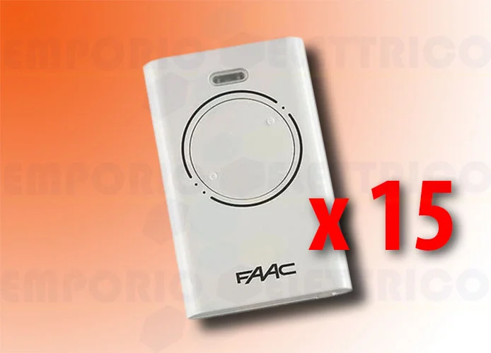 faac 15 telecomandi 2 canali xt2 433 slh lr 787007 15 (new code 787032)