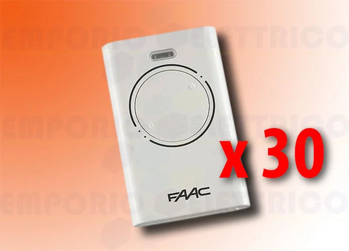 faac 30 telecomandi 2 canali xt2 433 slh lr 787007 (new code 787032)
