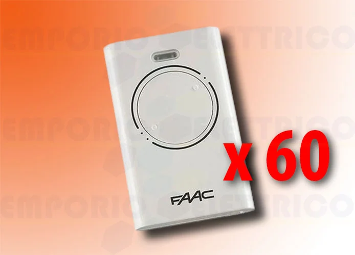 faac 60 telecomandi 2 canali xt2 433 slh lr 787007 60 (new code 787032)