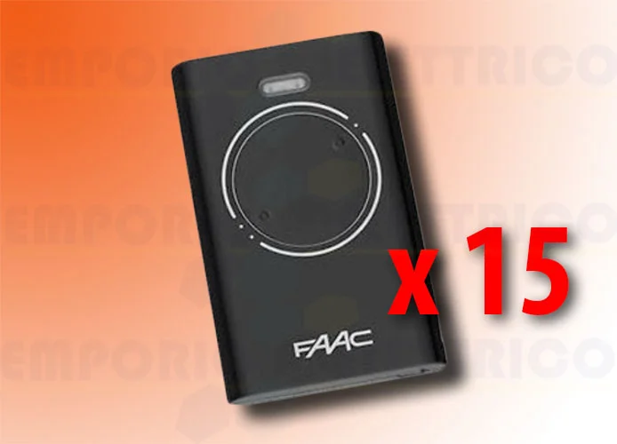faac 15 telecomandi 2 canali xt2 433 slh lr 7870071 (new code 787032)