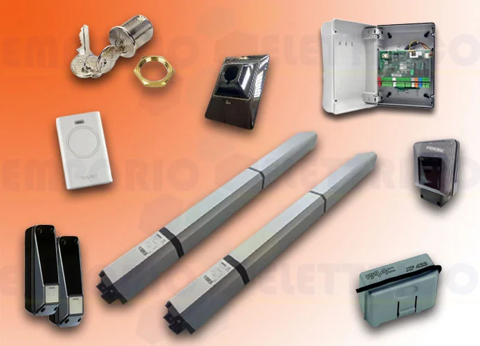 faac kit automazione oleodinamico 24v dc hybrid s450h kit safe 105683fr