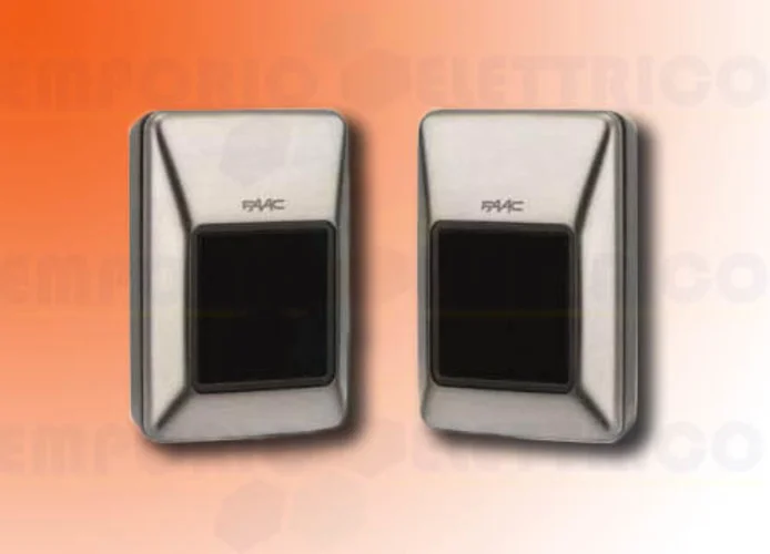 faac coppia di fotocellule bus xp30b xp30 b inox 7851061 (new code 785122)