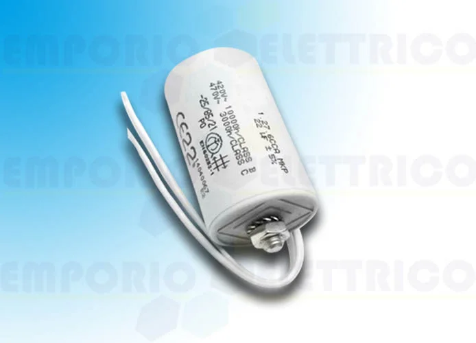 came ricambio condensatore 22 mF con cavi e codolo 119rir280