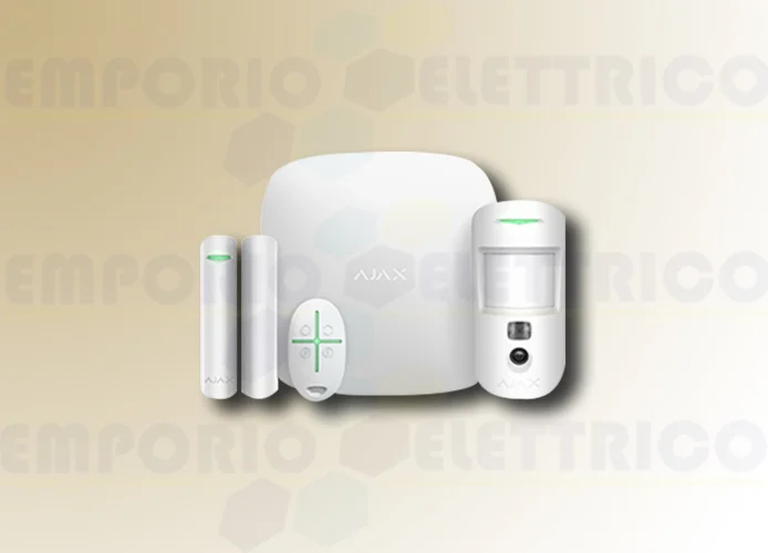 ajax starterkit cam plus hdr wireless bianco 156255 (ex 38174)