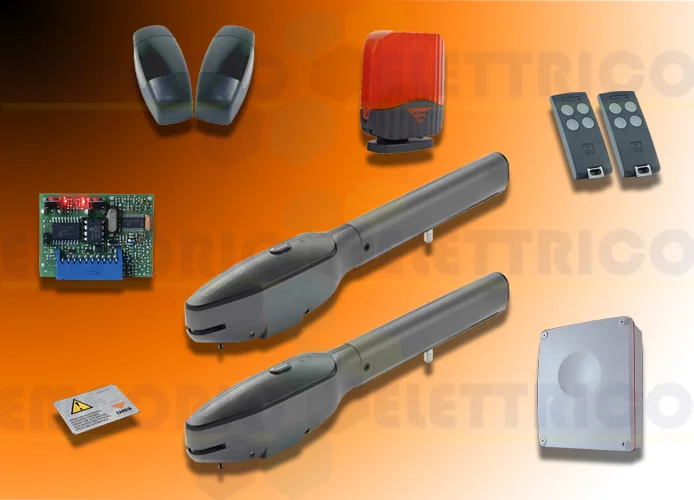 cardin kit per cancelli a battente con anta fino a 3m (250kg) 230v kt-blade3