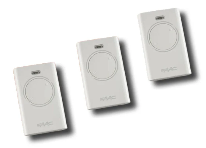 faac 3 telecomandi 2 canali xt2 433 slh lr 787007 3 (new code 787032)