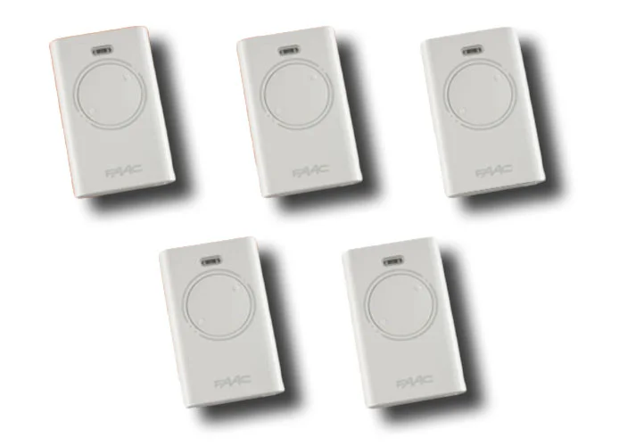 faac 5 telecomandi 2 canali xt2 433 slh lr 787007 (new code 787032)