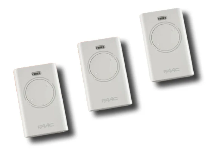 faac 3 telecomandi 2 canali xt2 868 slh lr 787009 (new code 787030)