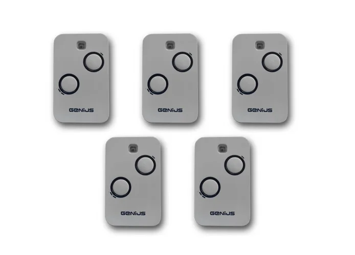 genius 5 telecomandi 2 canali 868mhz jlc kilo tx2 6100332 (new 787034)