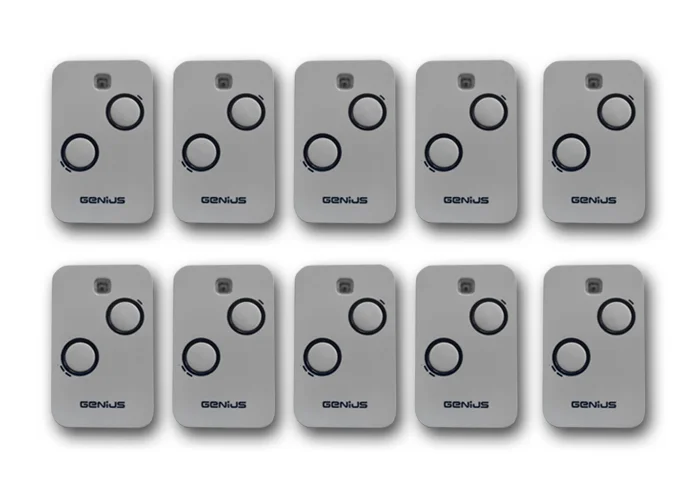 genius 10 telecomandi 2 canali 868mhz jlc kilo tx2 6100332 (new 787034)