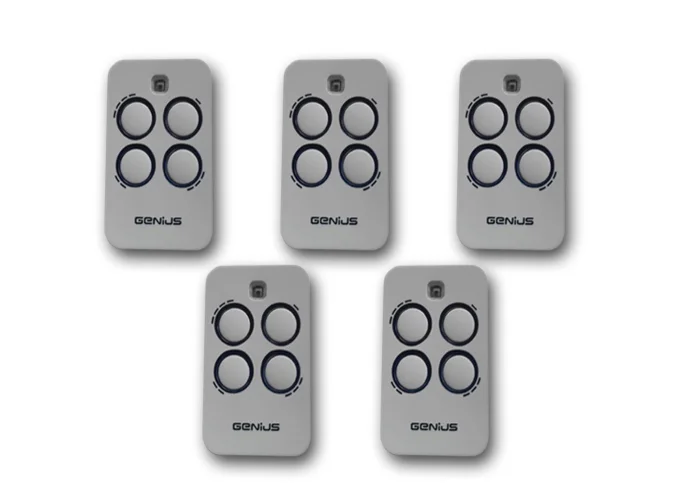 genius 5 telecomandi 4 canali 868mhz jlc kilo tx4 6100333 (new 787035)