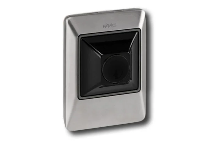 faac pulsante a chiave di comando green tech 2easy xk11 b lc inox 401255 (ex code 401047)