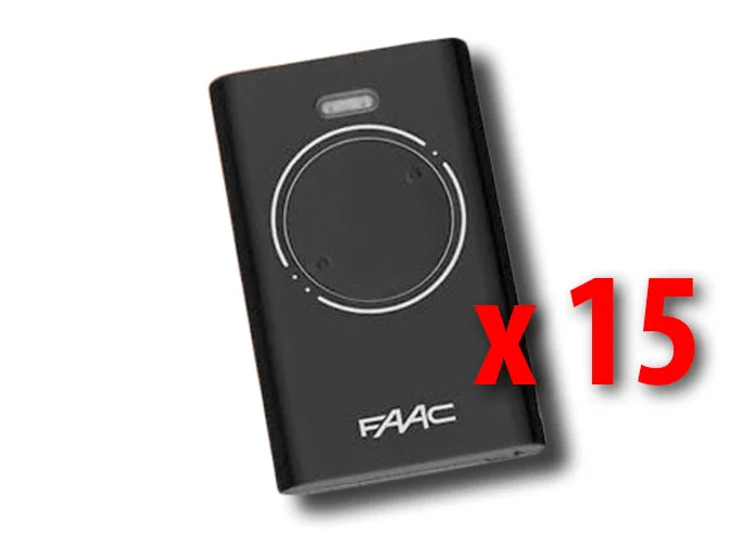 faac 15 telecomandi 2 canali xt2 433 slh lr 7870071 (new code 787032)