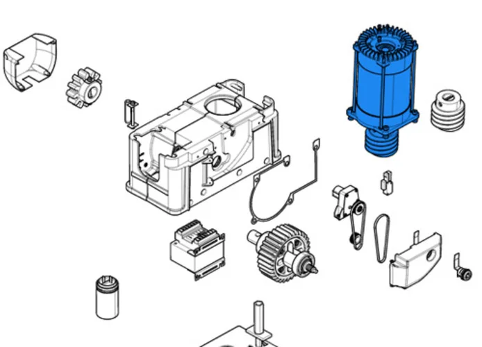 came ricambio motore bk 88001-0086