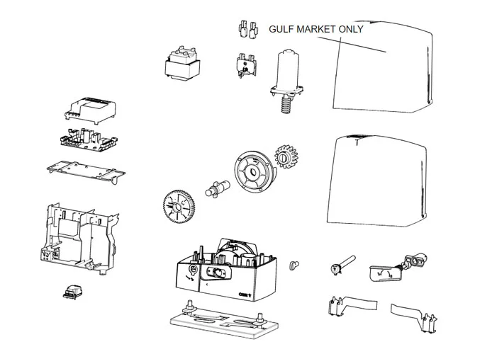 came pagina ricambi per motore bxv08ags bxv08als 801ms-0210