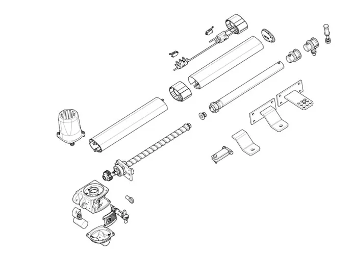 came pagina ricambi per motore kr310s1
