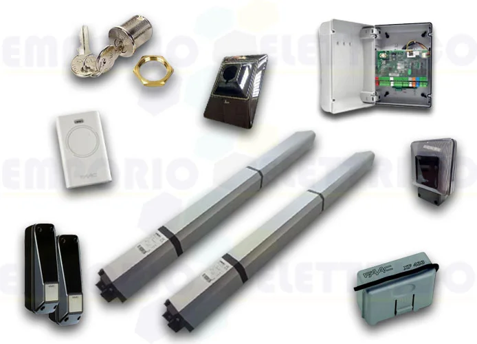 faac kit automazione oleodinamico 24v dc hybrid s450h kit safe 105683