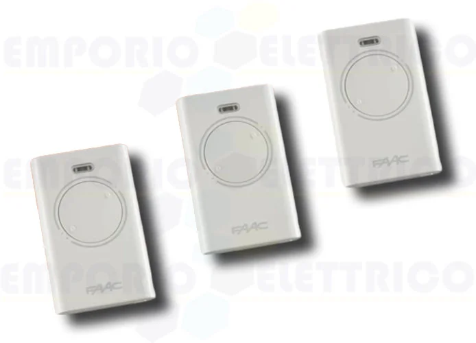 faac 3 telecomandi 2 canali xt2 868 slh lr 787009 (new code 787030)
