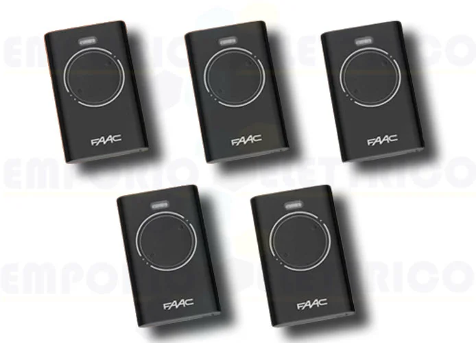 faac 5 telecomandi 2 canali xt2 433 slh lr 7870071 (new code 787032)