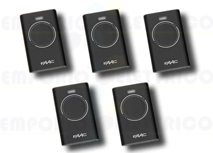 faac 5 telecomandi 2 canali xt2 868 slh lr 7870091 (new code 787030)