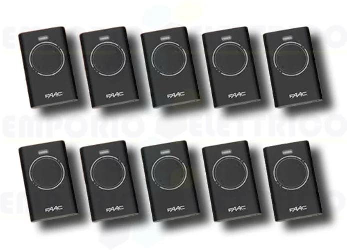 faac 10 telecomandi 2 canali xt2 868 slh lr 7870091 (new code 787030)