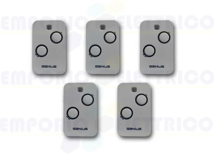 genius 5 telecomandi 2 canali 868mhz jlc kilo tx2 6100332 (new 787034)