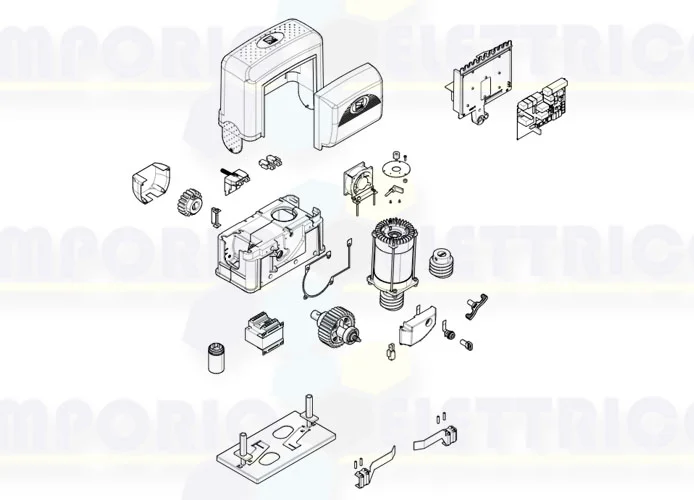 came pagina ricambi per motore bk-221e 