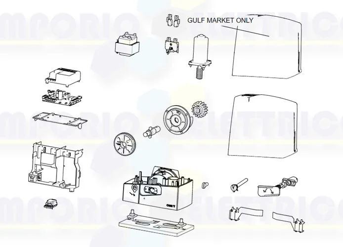 came pagina ricambi per motore bxv08ags bxv08als 801ms-0210