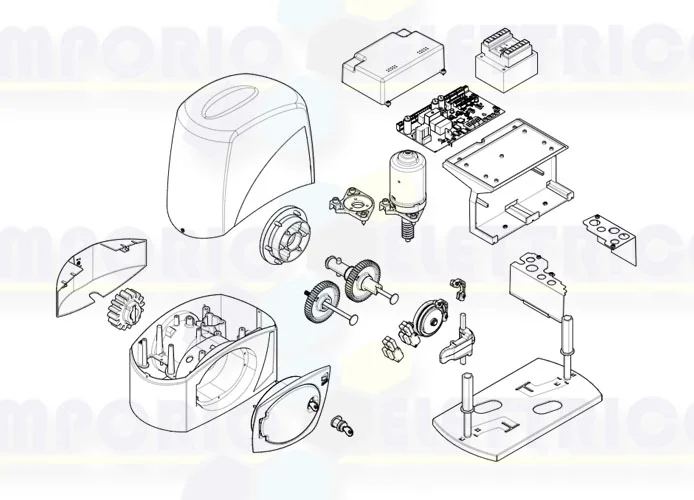 came pagina ricambi per motore bx-243v