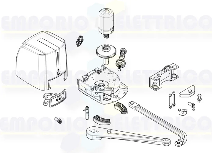 came pagina ricambi per motore fst23dls 801mb-0100