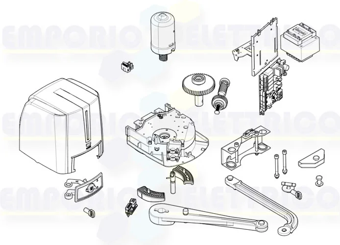 came pagina ricambi per motore 001fa7024cb fa7024cb