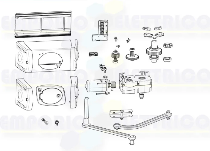 came pagina ricambi per motore 001fe4024v fe4024v