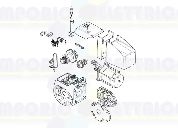 came pagina ricambi per motore 001c-bxk c-bxk
