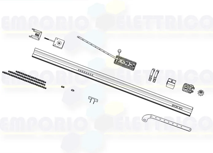 came pagina ricambi per guida a catena 001v06002 v06002