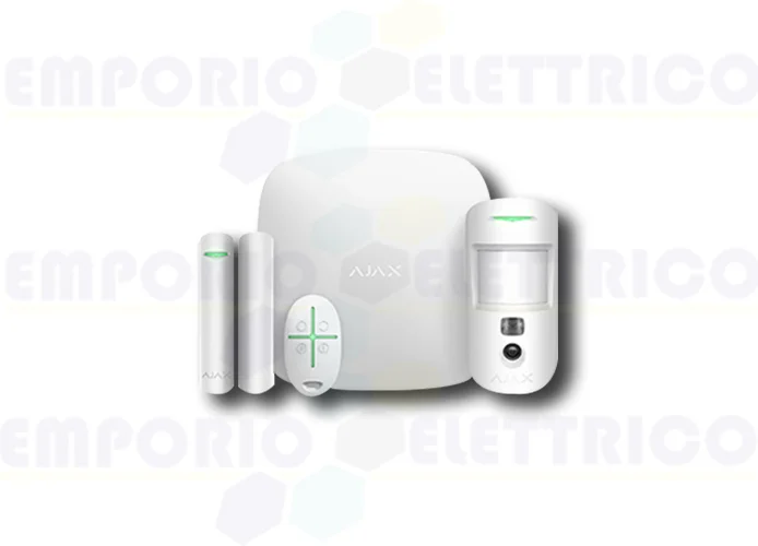 ajax starterkit cam plus hdr wireless bianco 156255 (ex 38174)