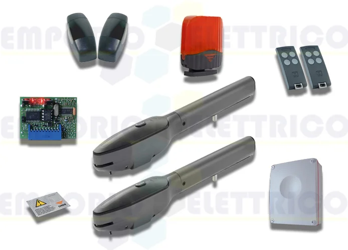 cardin kit per cancelli a battente con anta fino a 3m (250kg) 24v kt-blade324