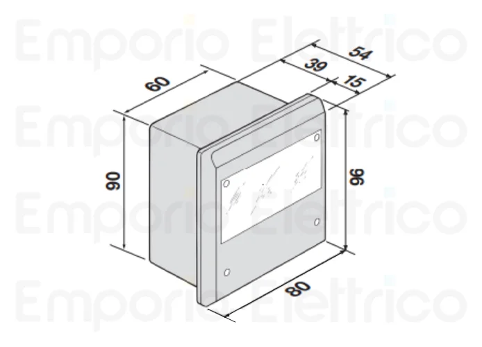 cardin coppia di fotocellule da incasso portata 15m ip55 cdr841i00